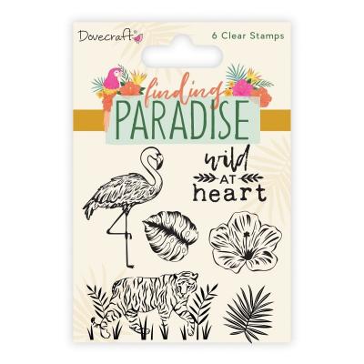 Dovecraft Finding Paradise Clear Stamps - Finding Paradise